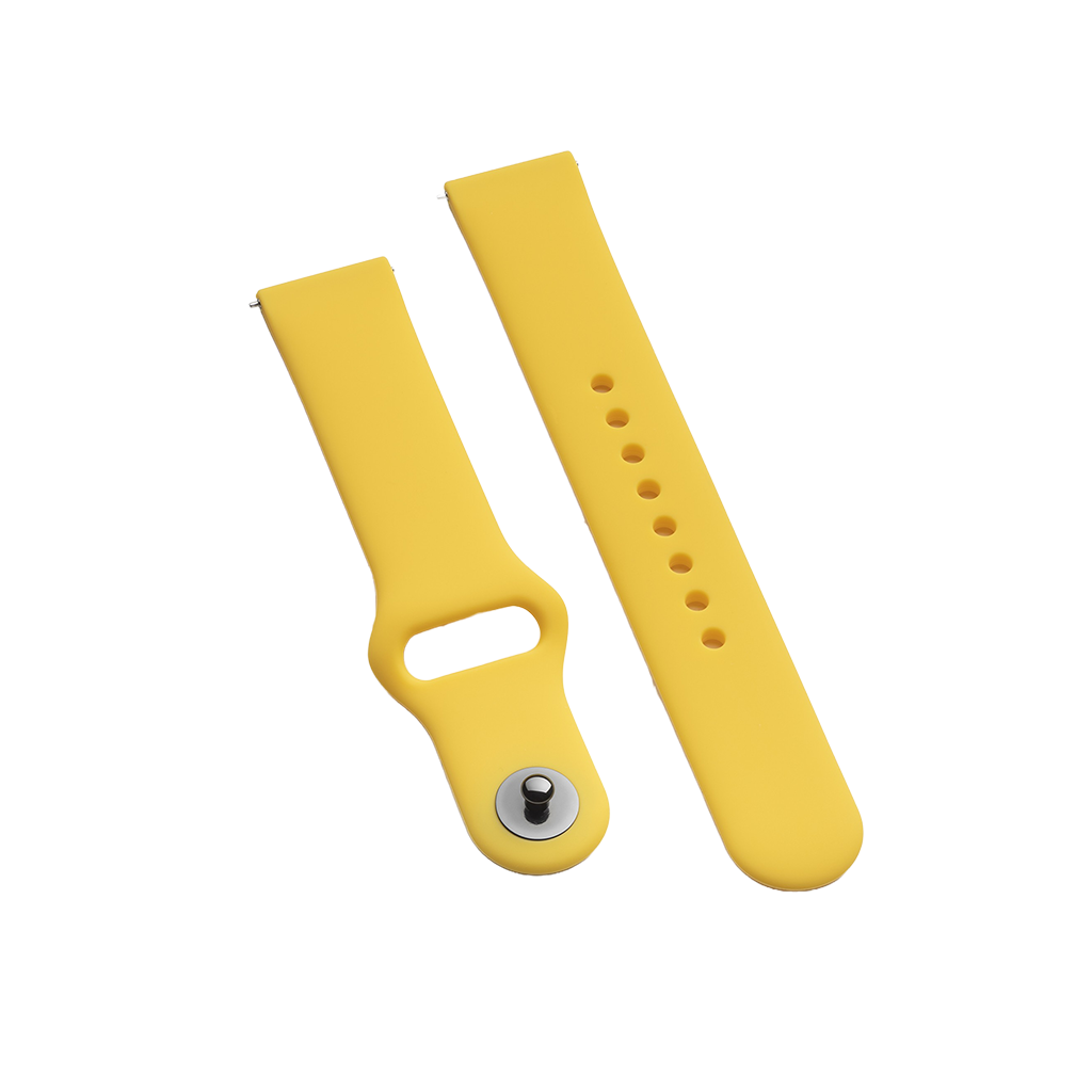 One Bracelete Silicone Smartwatch Amarelo