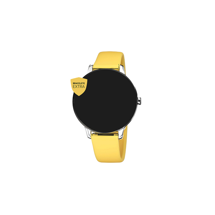 One Bracelete Silicone Smartwatch Amarelo