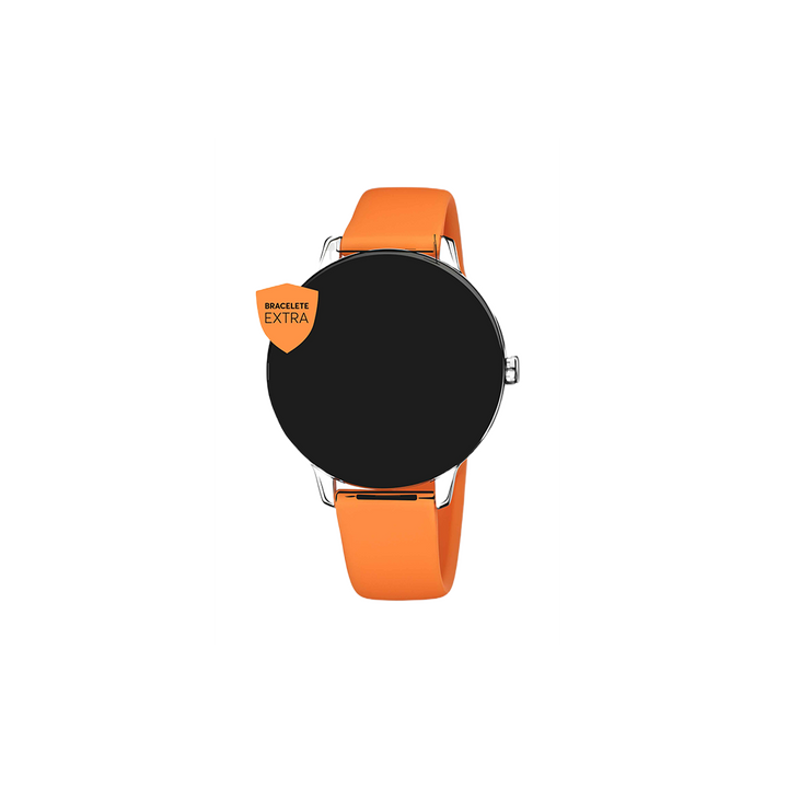 One Bracelete Silicone Smartwatch Laranja