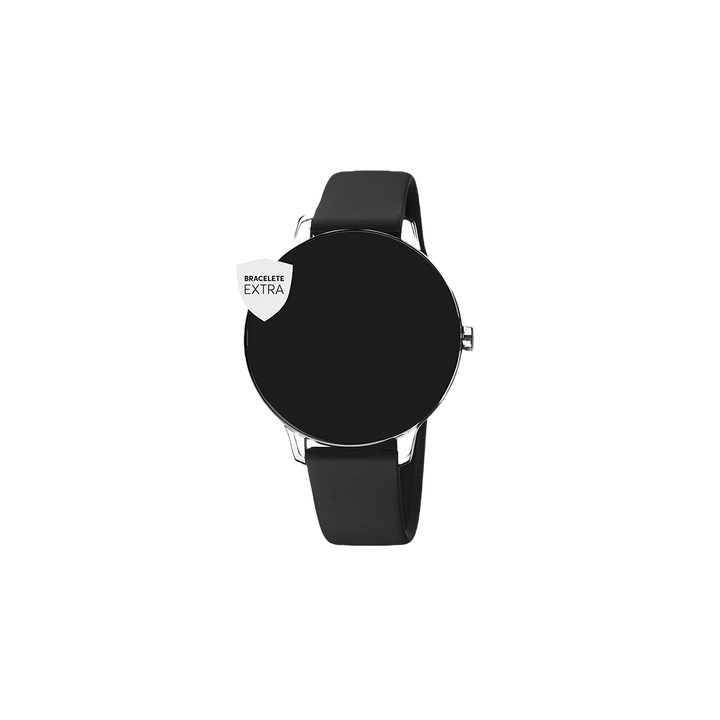 One Bracelete Silicone Smartwatch Preto