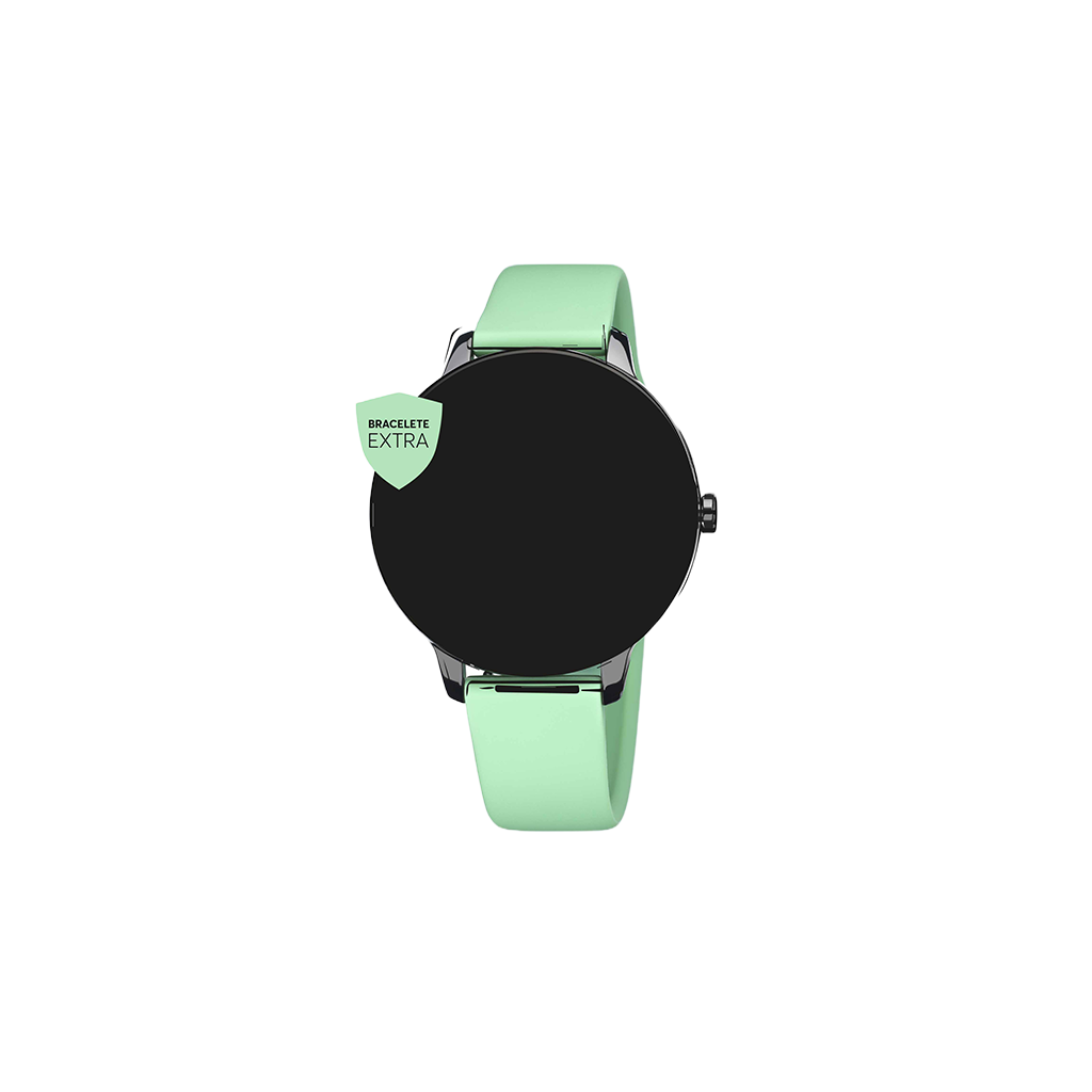 One Bracelete Silicone Smartwatch Verde