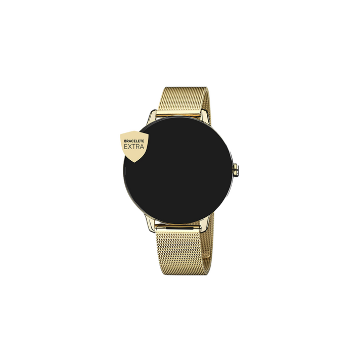 One Bracelete Mesh Smartwatch Dourado