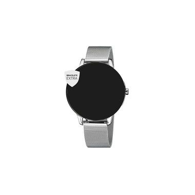 One Bracelete Mesh Smartwatch Prateado