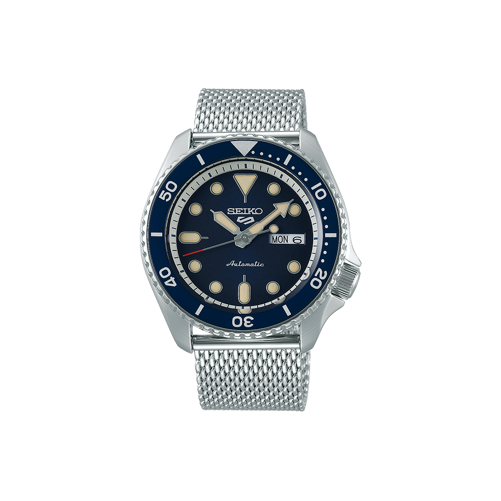 5 Sports Silver Blue 42.5mm