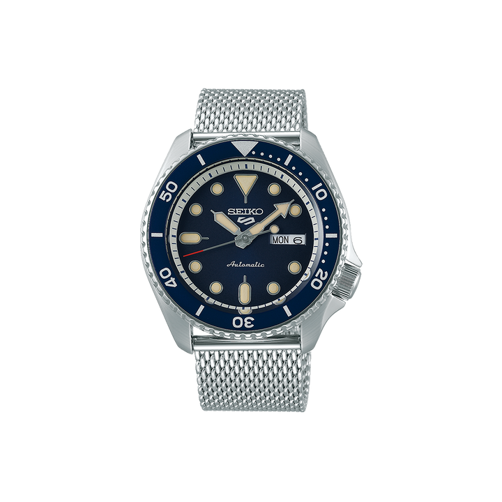 5 Sports Silver Blue 42.5mm