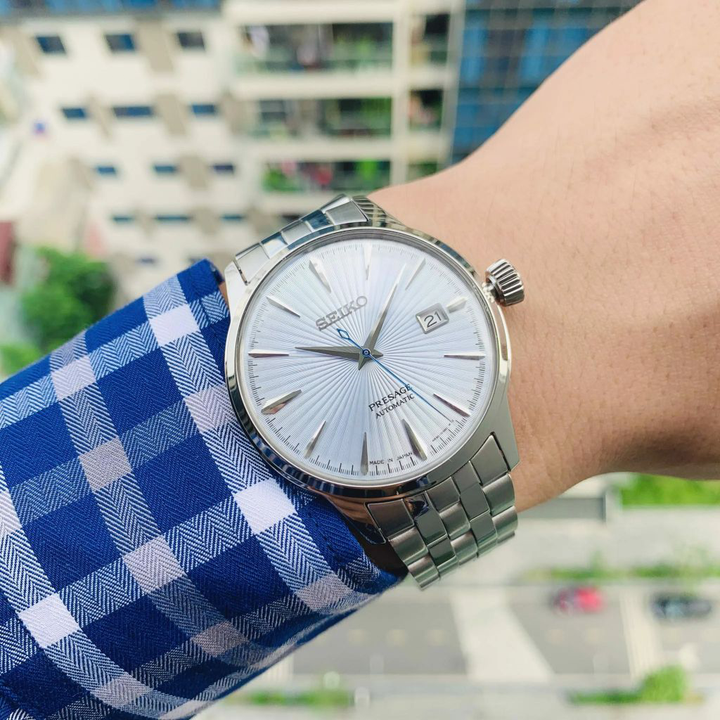 Presage Cocktail Time Light Blue 40.5mm