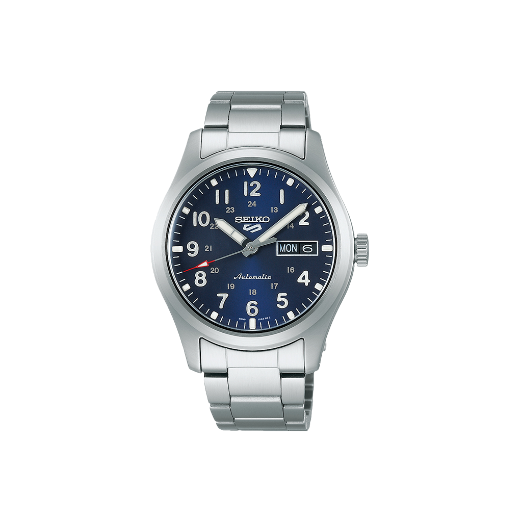 5 Sports Field series Silver-Blue 39.4mm