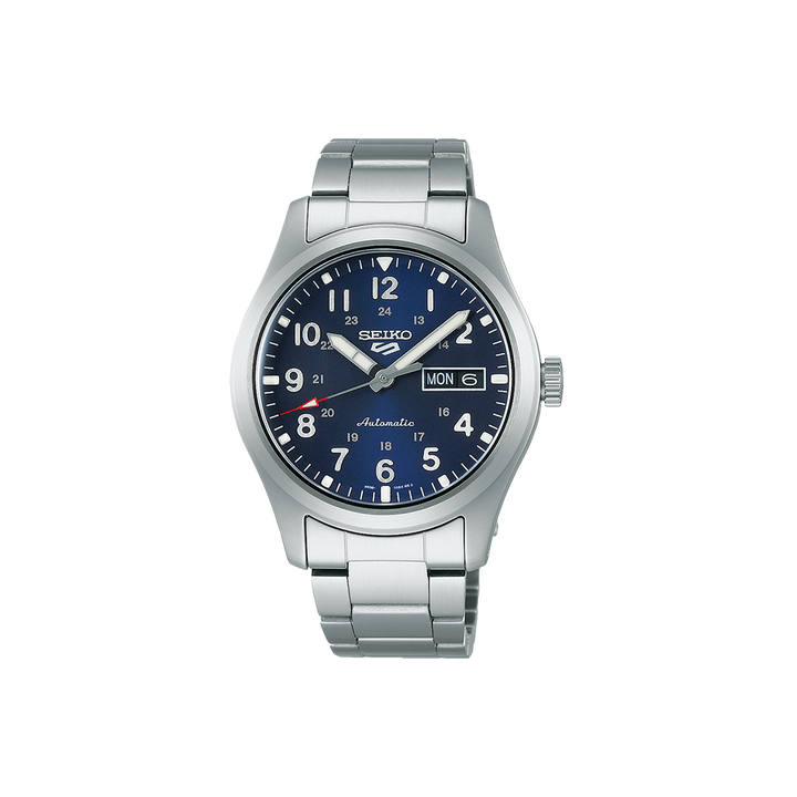 5 Sports Field series Silver-Blue 39.4mm